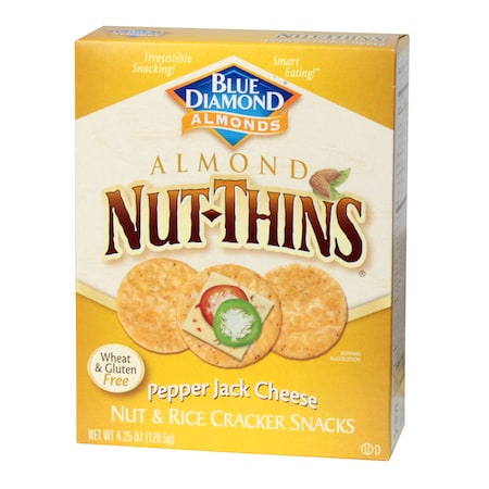 Blue Diamond Blue Diamond Nut Thins Pepperjack 4.25 oz., PK12 05873